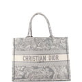 Book Tote Embroidered Canvas Medium