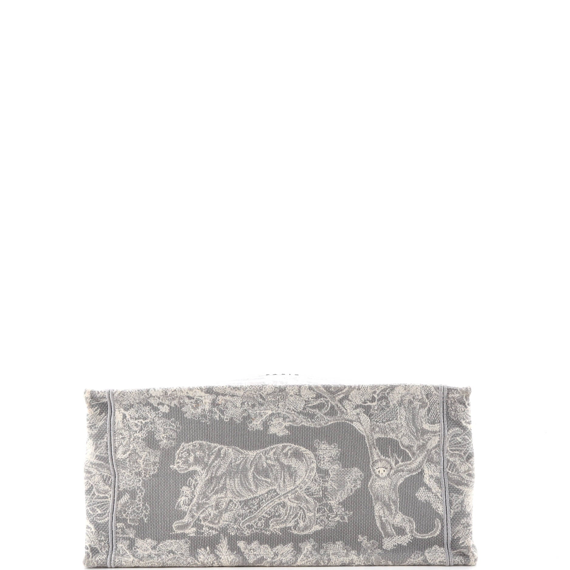 Book Tote Embroidered Canvas Medium
