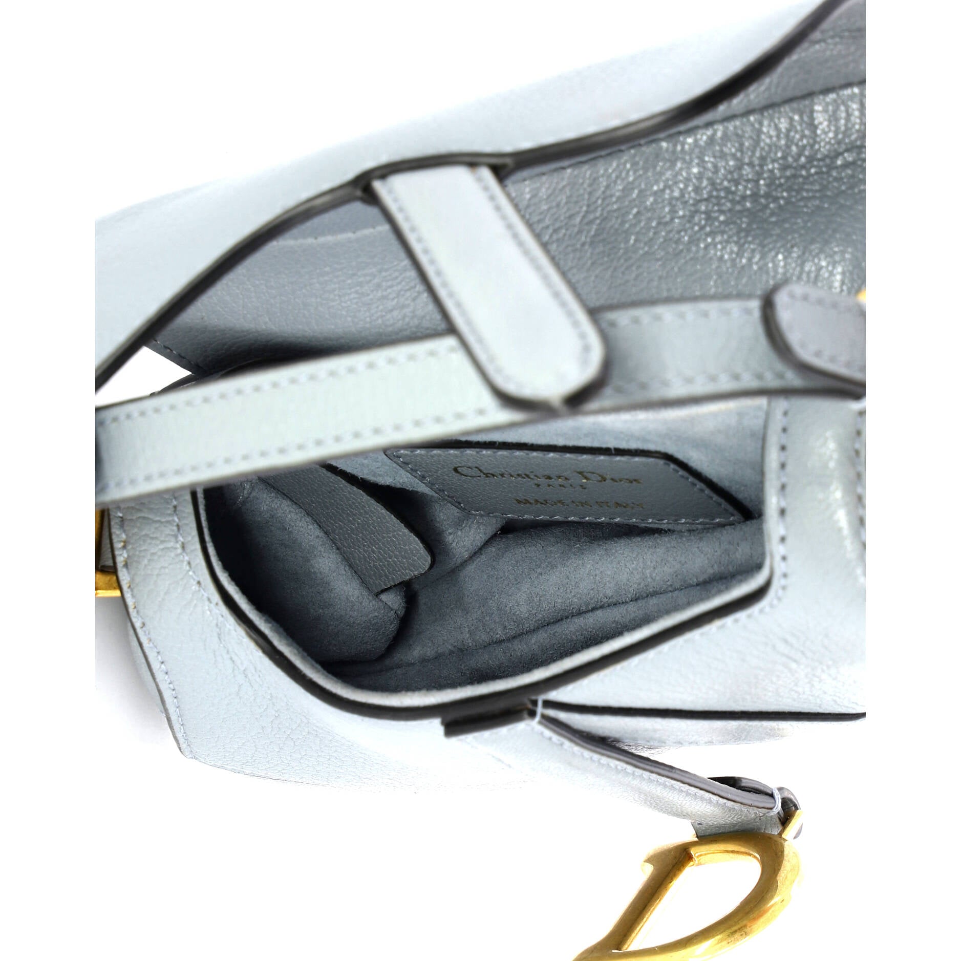Saddle Handbag Leather Micro