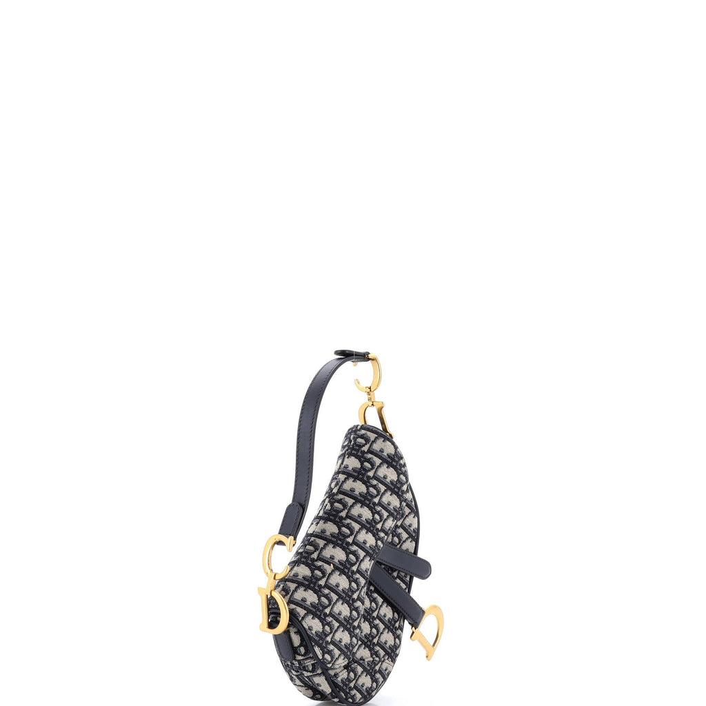 Saddle Handbag Oblique Canvas Mini