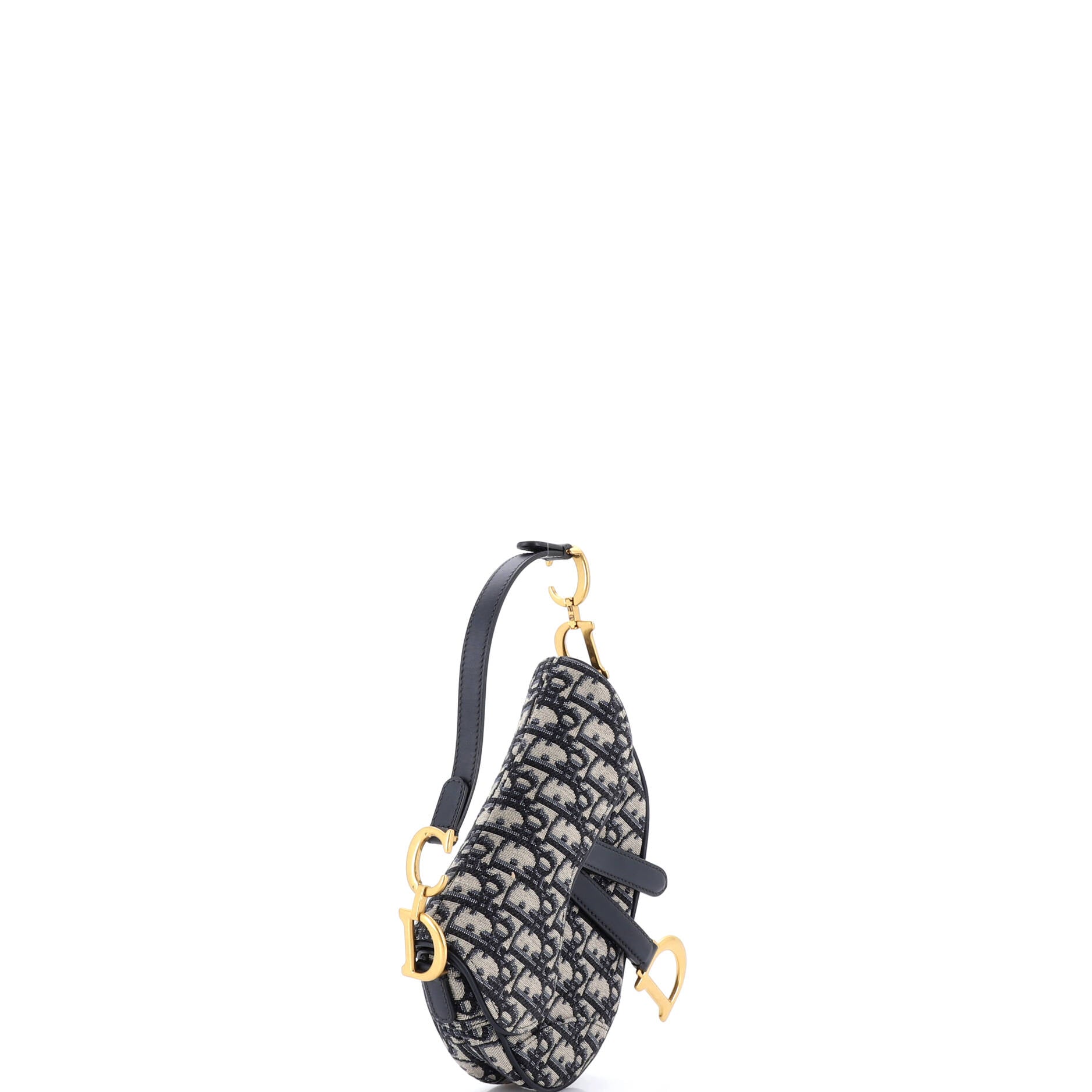 Saddle Handbag Oblique Canvas Mini