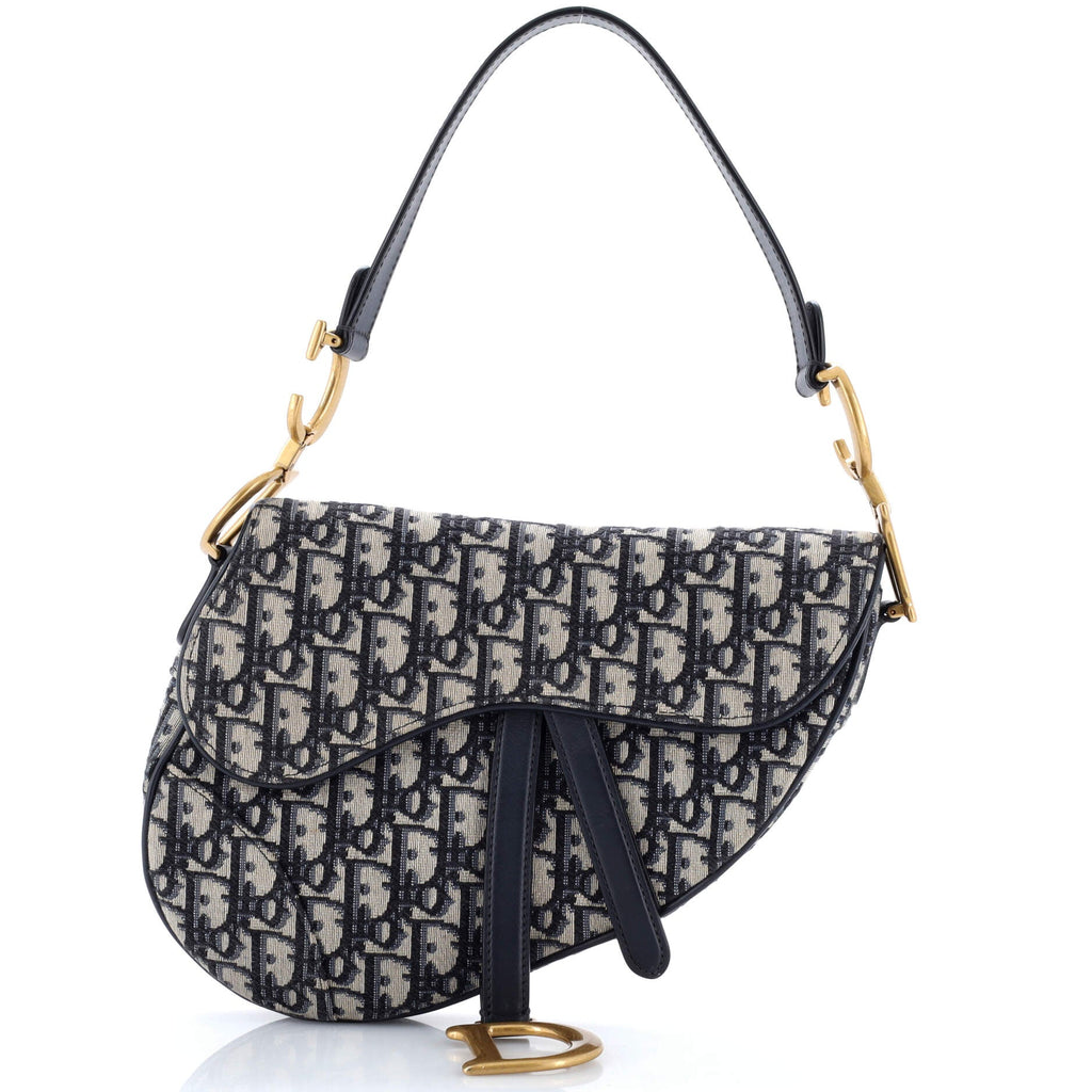 Saddle Handbag Oblique Canvas Medium