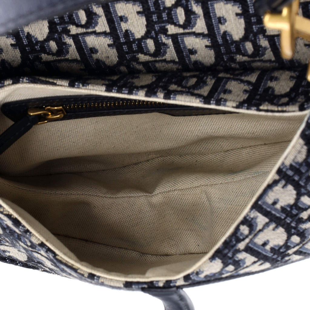 Saddle Handbag Oblique Canvas Medium