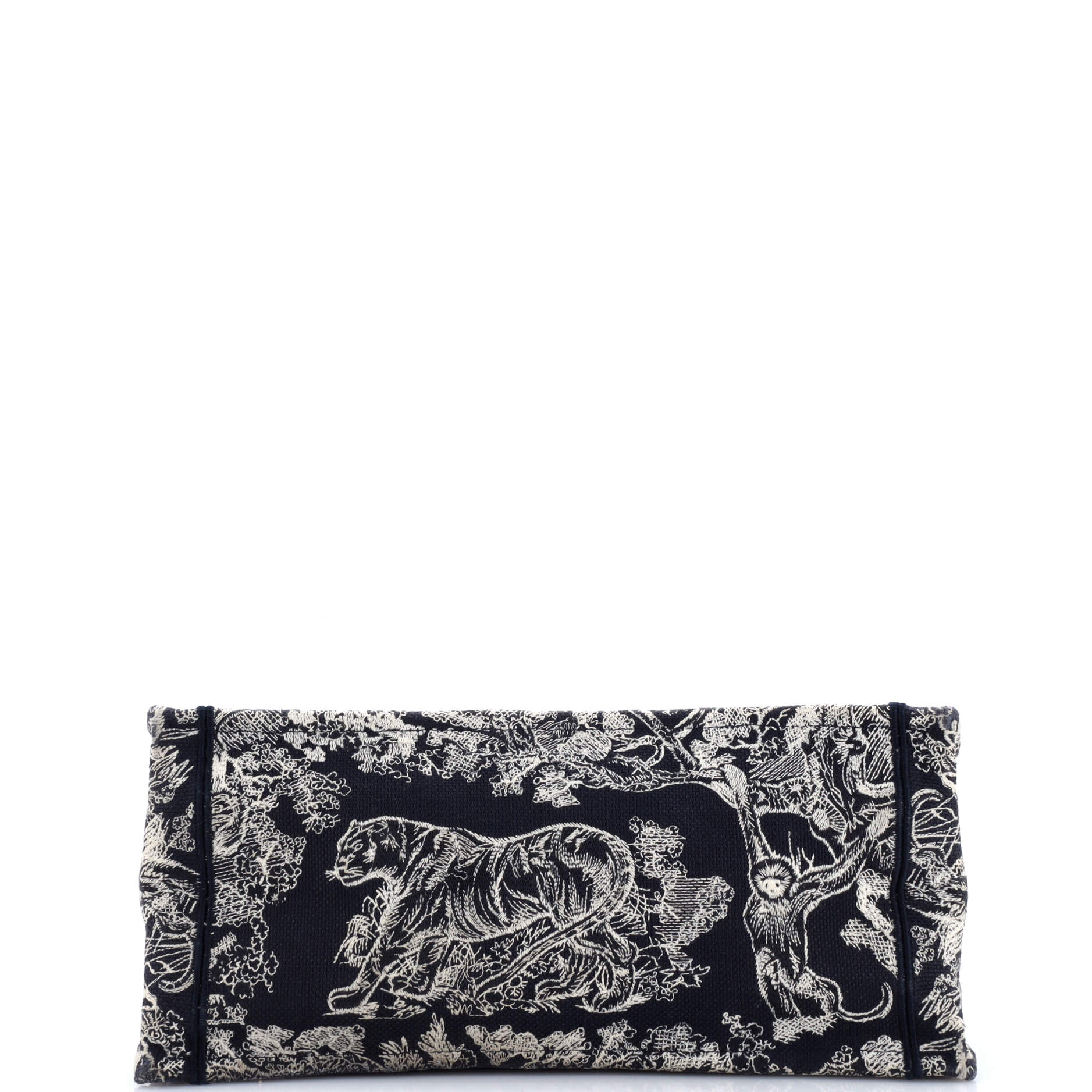 Book Tote Embroidered Canvas Medium