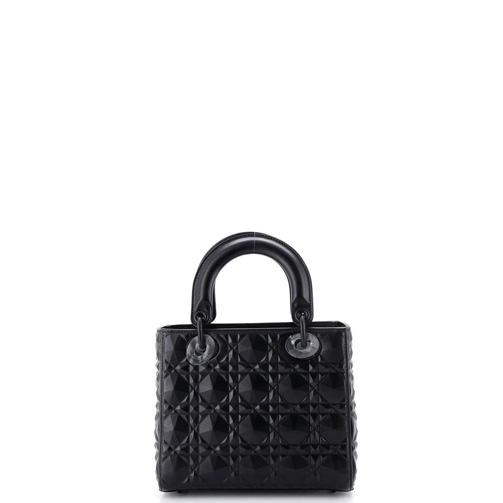 My ABCDior Lady Dior Bag Diamond Motif Cannage Calfskin Small