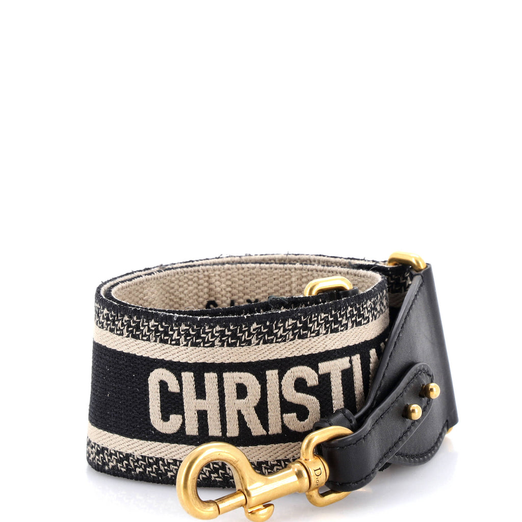 Logo Shoulder Strap Embroidered Canvas