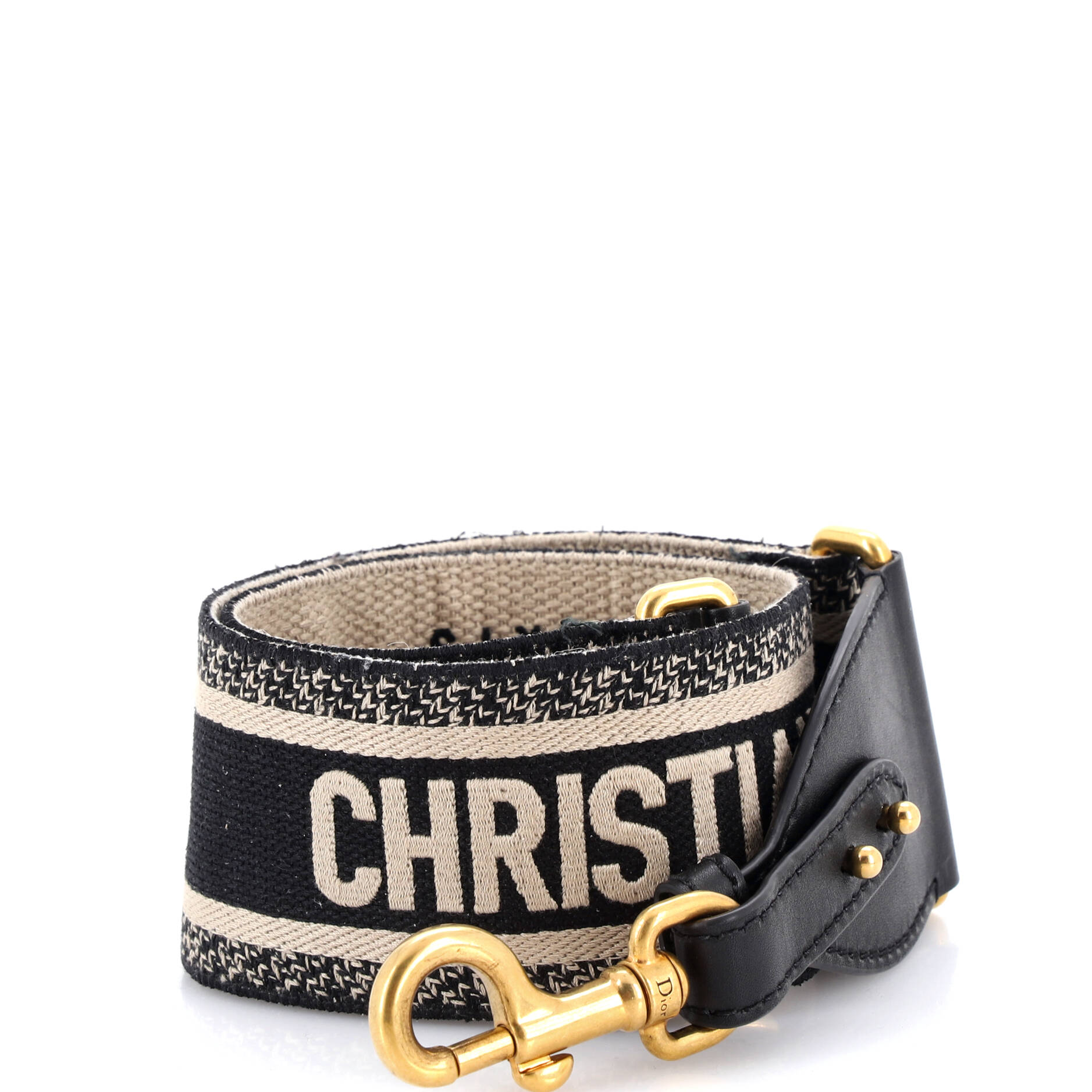 Logo Shoulder Strap Embroidered Canvas