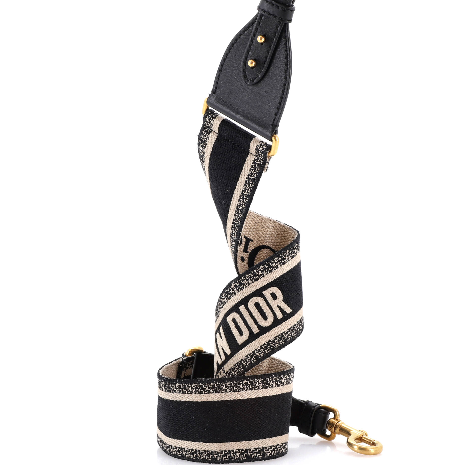 Logo Shoulder Strap Embroidered Canvas