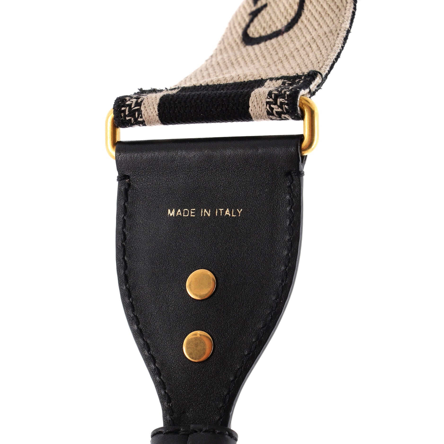 Logo Shoulder Strap Embroidered Canvas