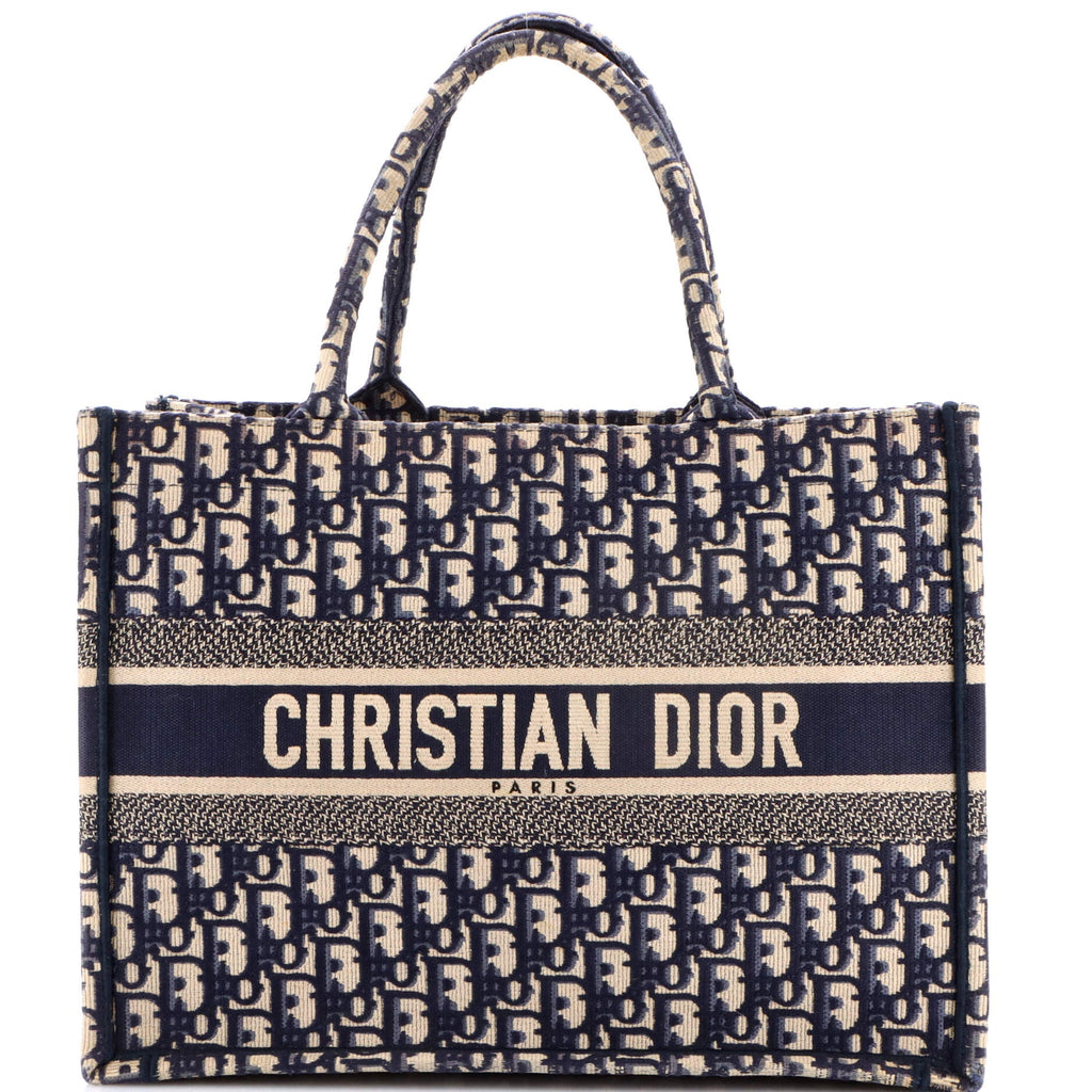 Book Tote Oblique Canvas Medium