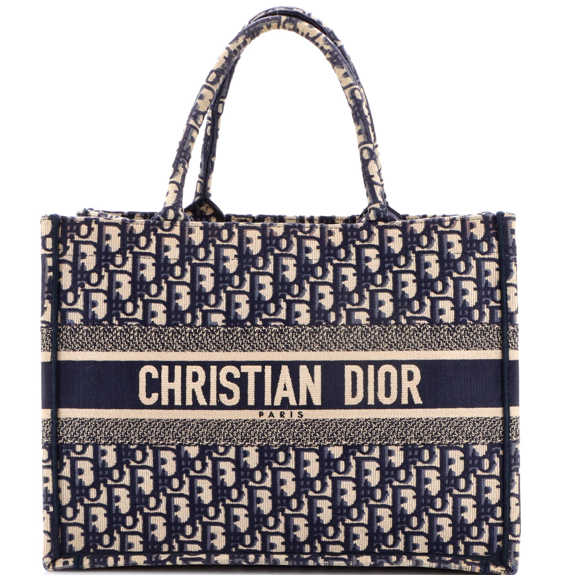 Book Tote Oblique Canvas Medium