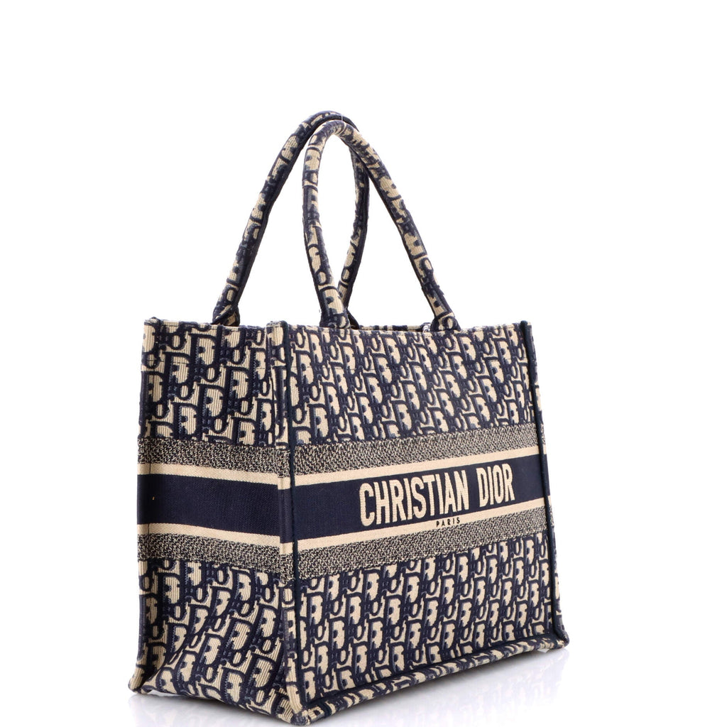 Book Tote Oblique Canvas Medium