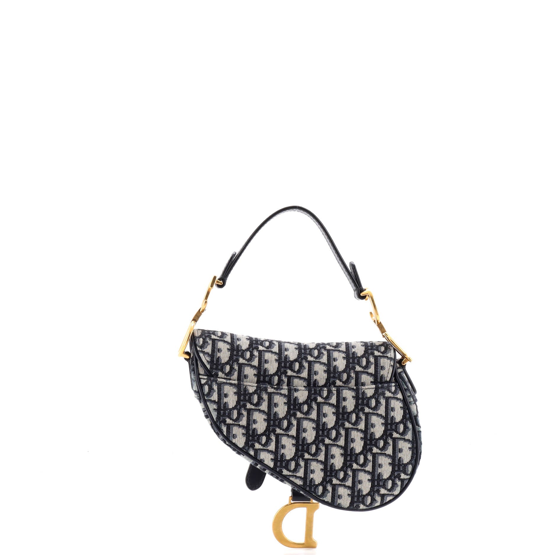 Saddle Handbag Oblique Canvas Mini