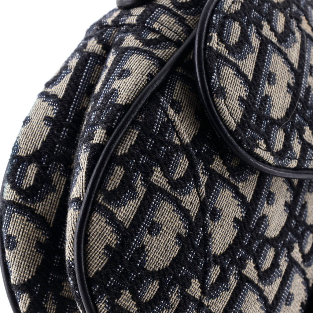 Saddle Handbag Oblique Canvas Mini