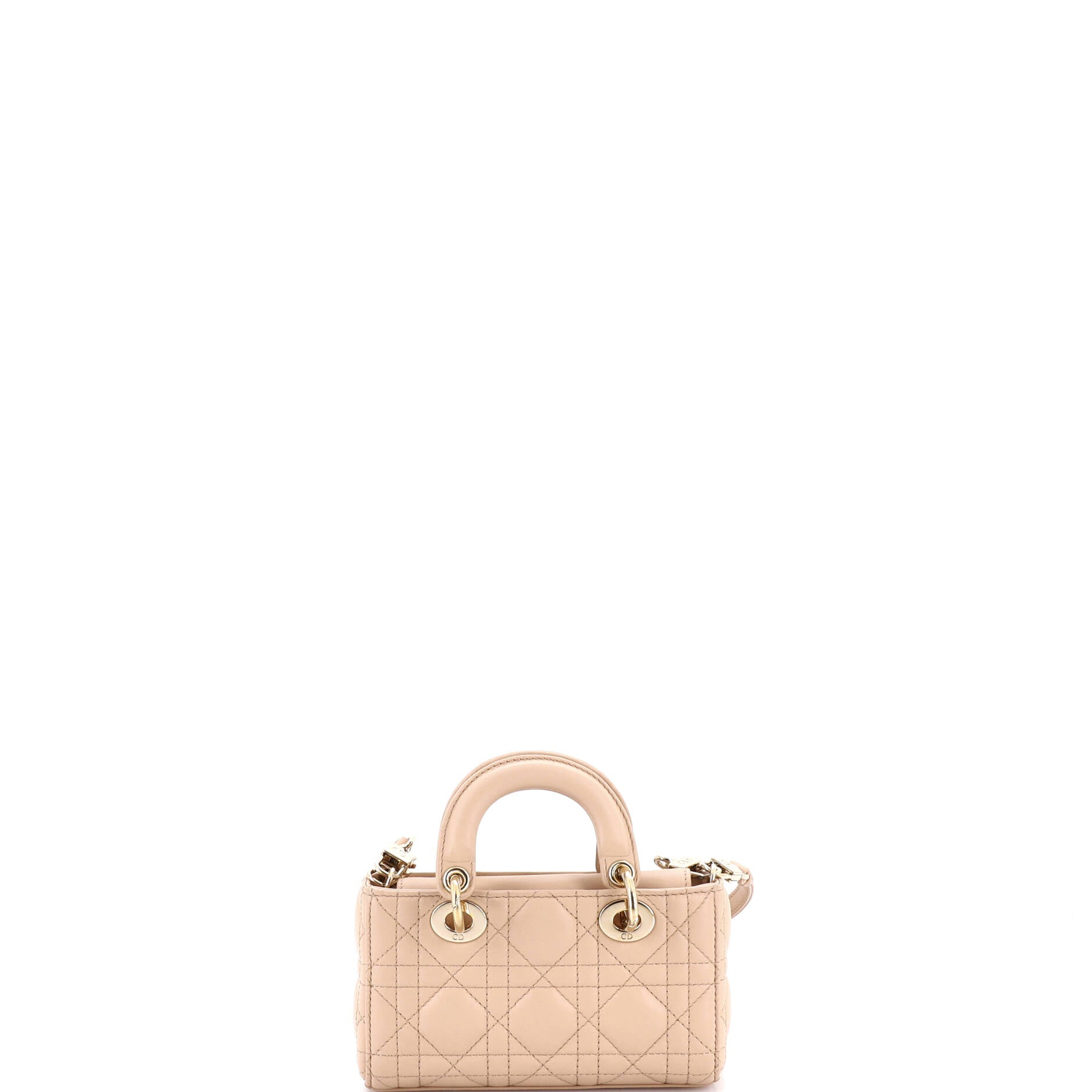 Lady D-Joy Bag Cannage Quilt Lambskin Micro