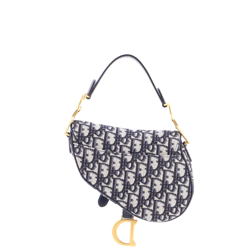 Saddle Handbag Oblique Canvas Mini