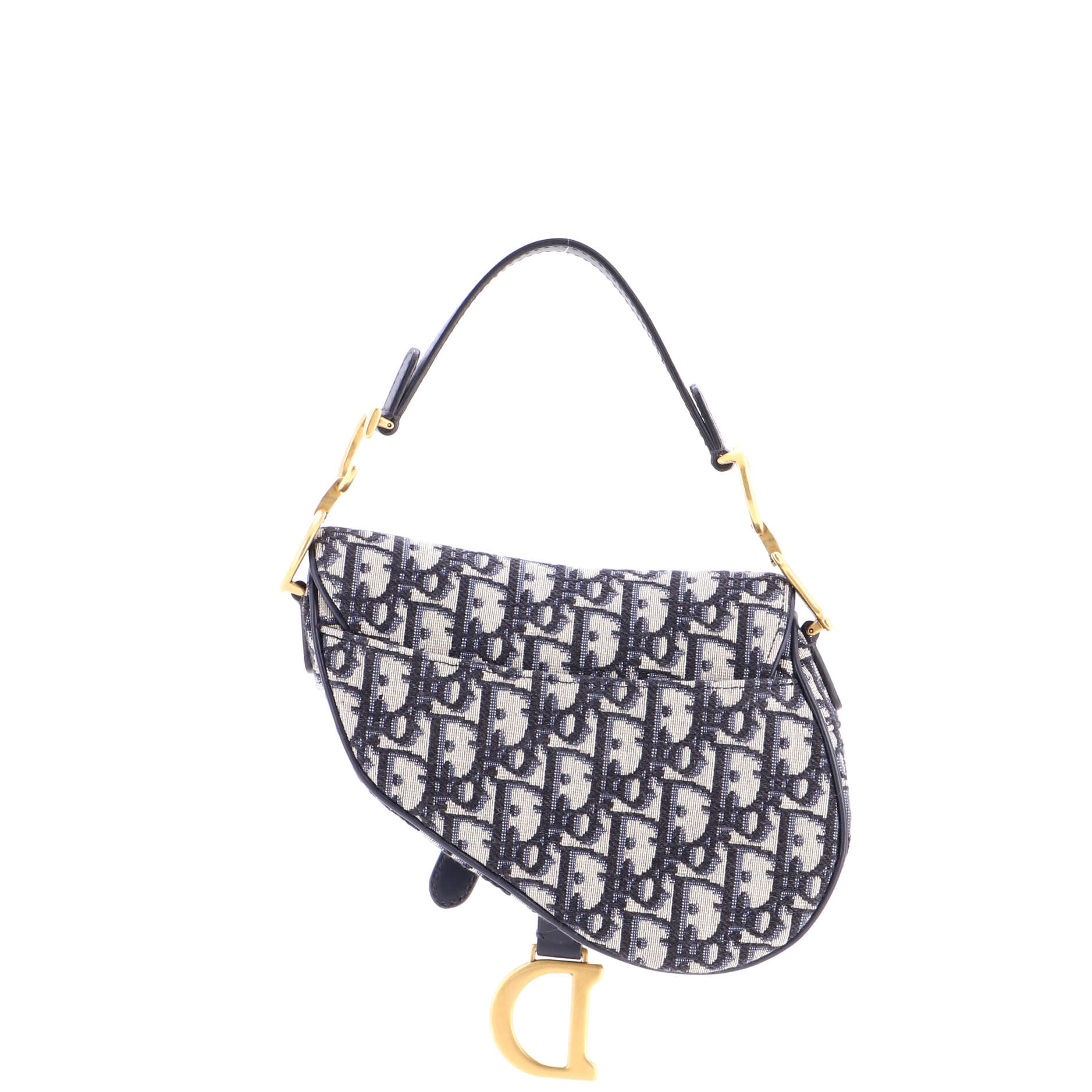 Saddle Handbag Oblique Canvas Mini