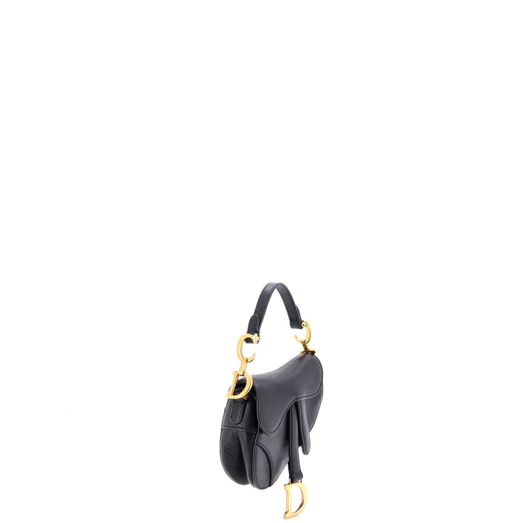 Saddle Handbag Leather Micro