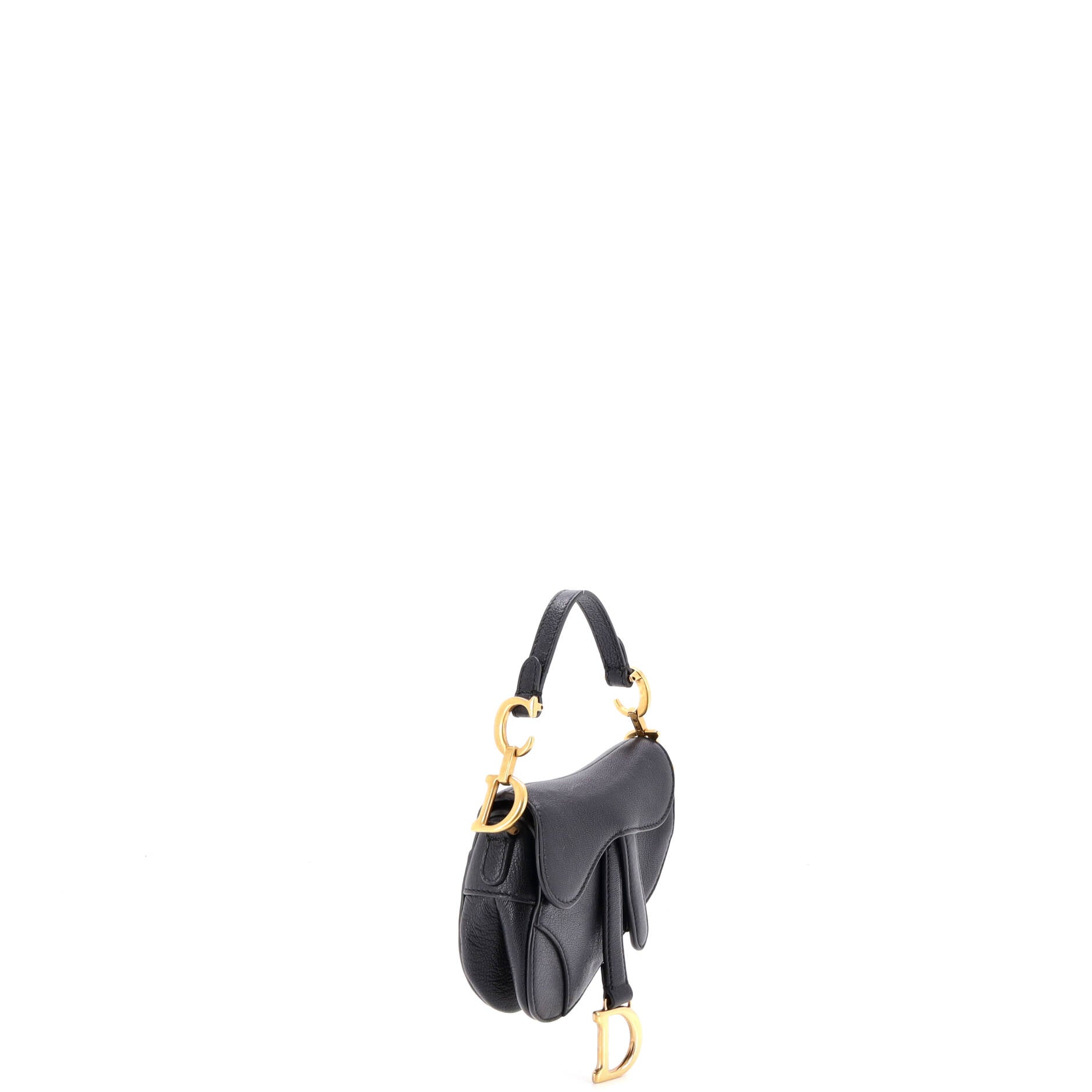 Saddle Handbag Leather Micro