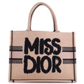Miss Dior Book Tote Embroidered Canvas Medium