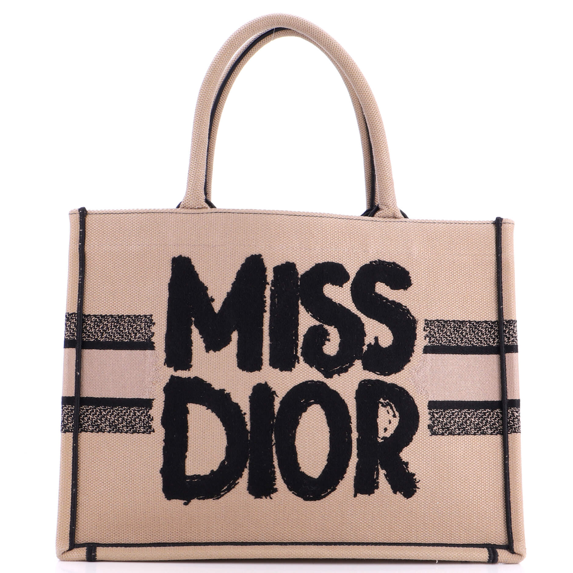 Miss Dior Book Tote Embroidered Canvas Medium