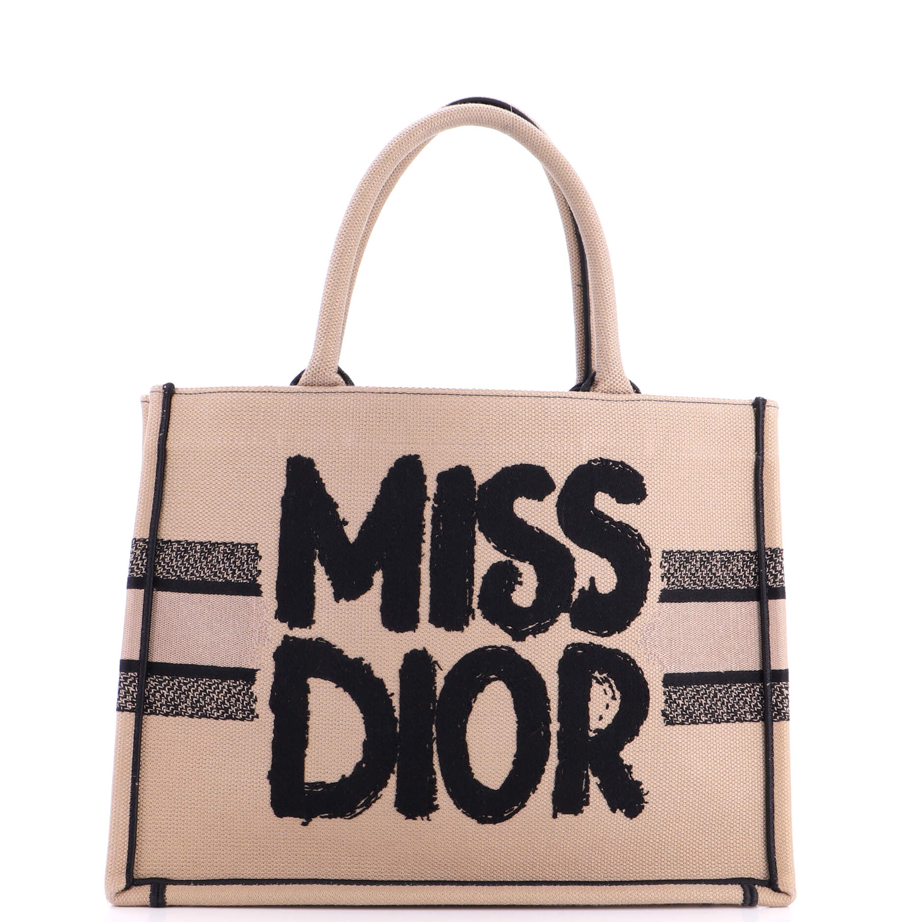 Miss Dior Book Tote Embroidered Canvas Medium