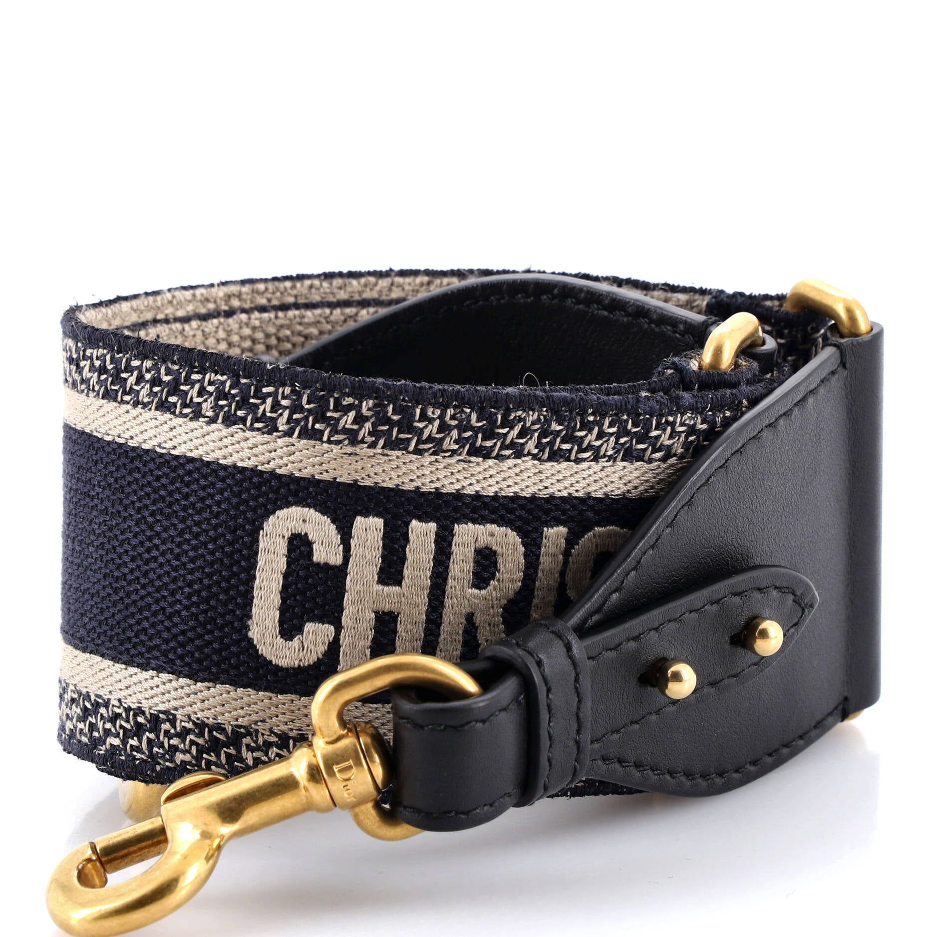 Logo Shoulder Strap Embroidered Canvas