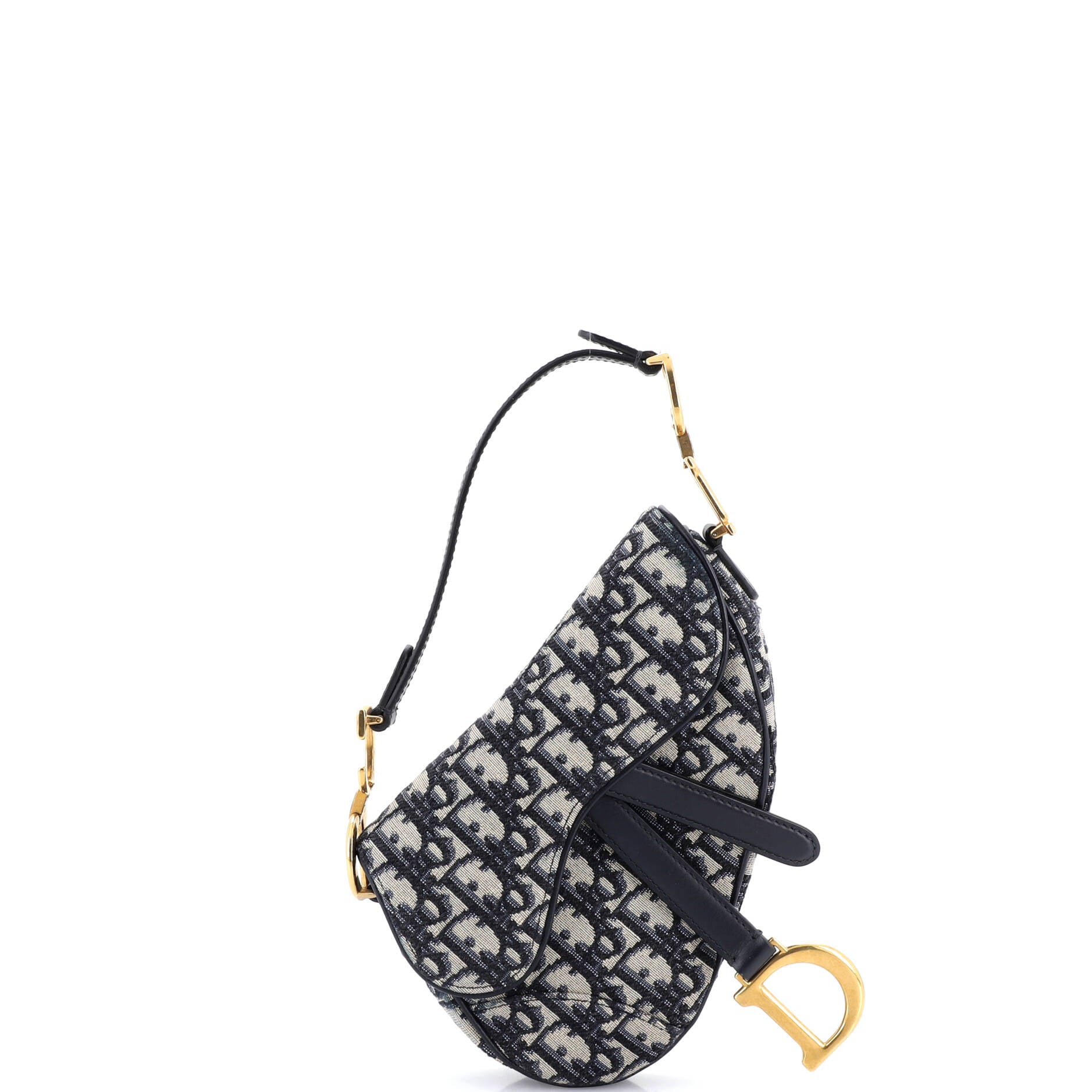 Saddle Handbag Oblique Canvas Mini