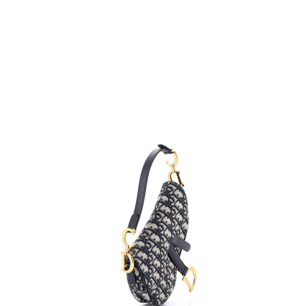 Saddle Handbag Oblique Canvas Mini