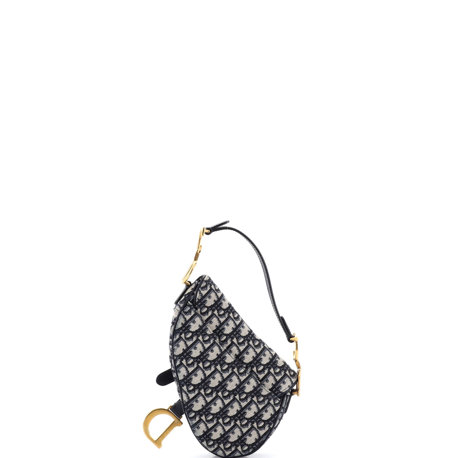 Saddle Handbag Oblique Canvas Mini