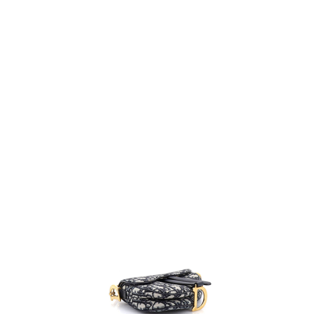 Saddle Handbag Oblique Canvas Mini
