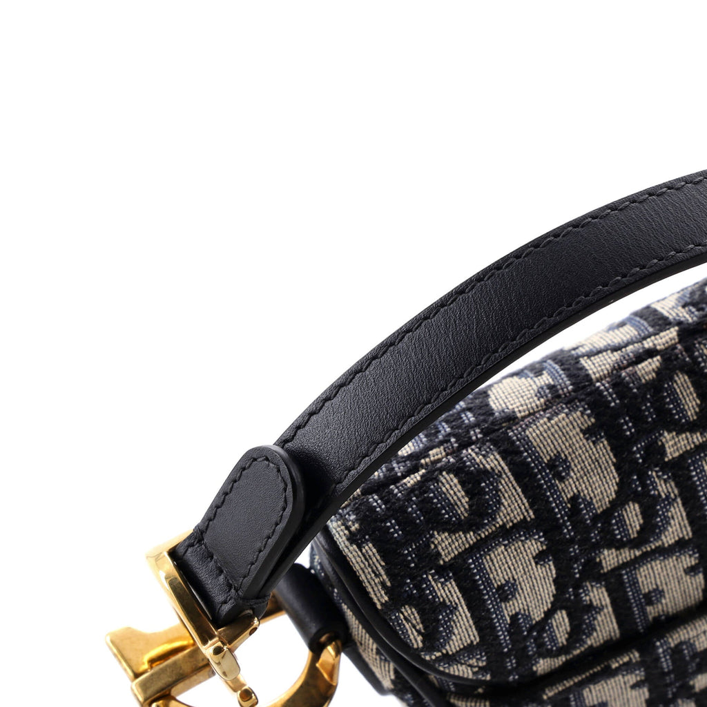 Saddle Handbag Oblique Canvas Mini
