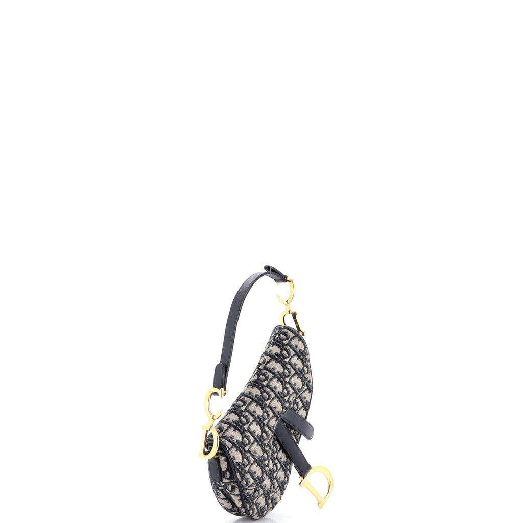 Saddle Handbag Oblique Canvas Mini