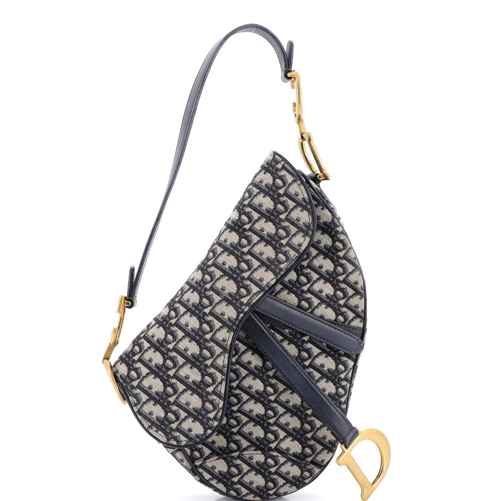 Saddle Handbag Oblique Canvas Medium