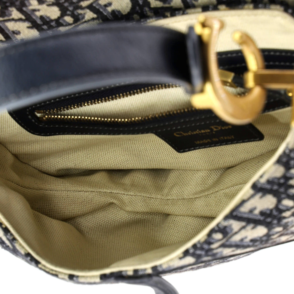 Saddle Handbag Oblique Canvas Medium