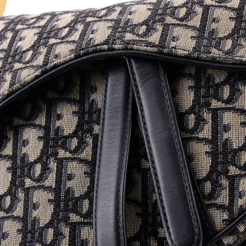 Saddle Handbag Oblique Canvas Medium