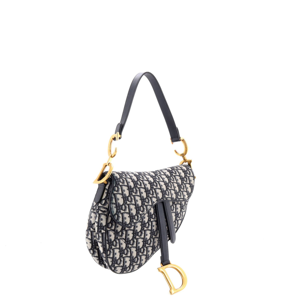Saddle Handbag Oblique Canvas Medium
