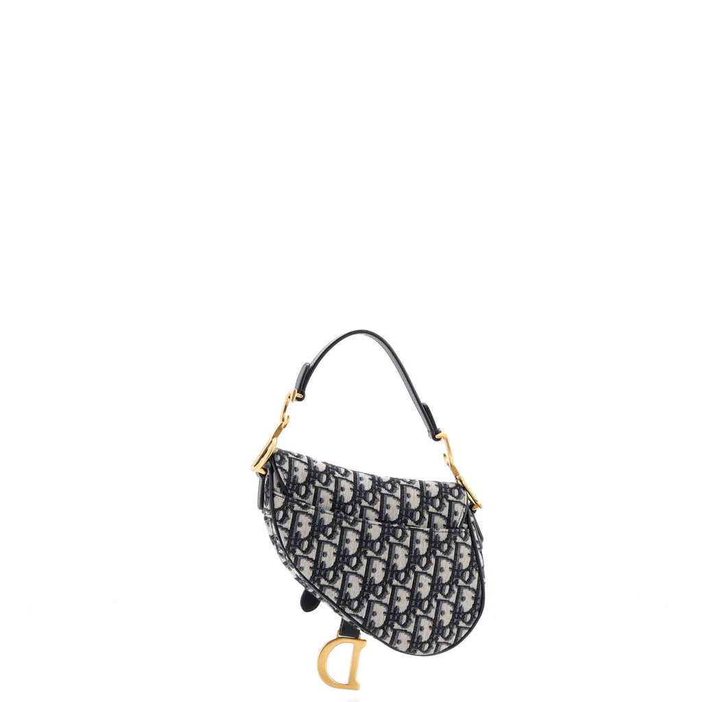Saddle Handbag Oblique Canvas Mini