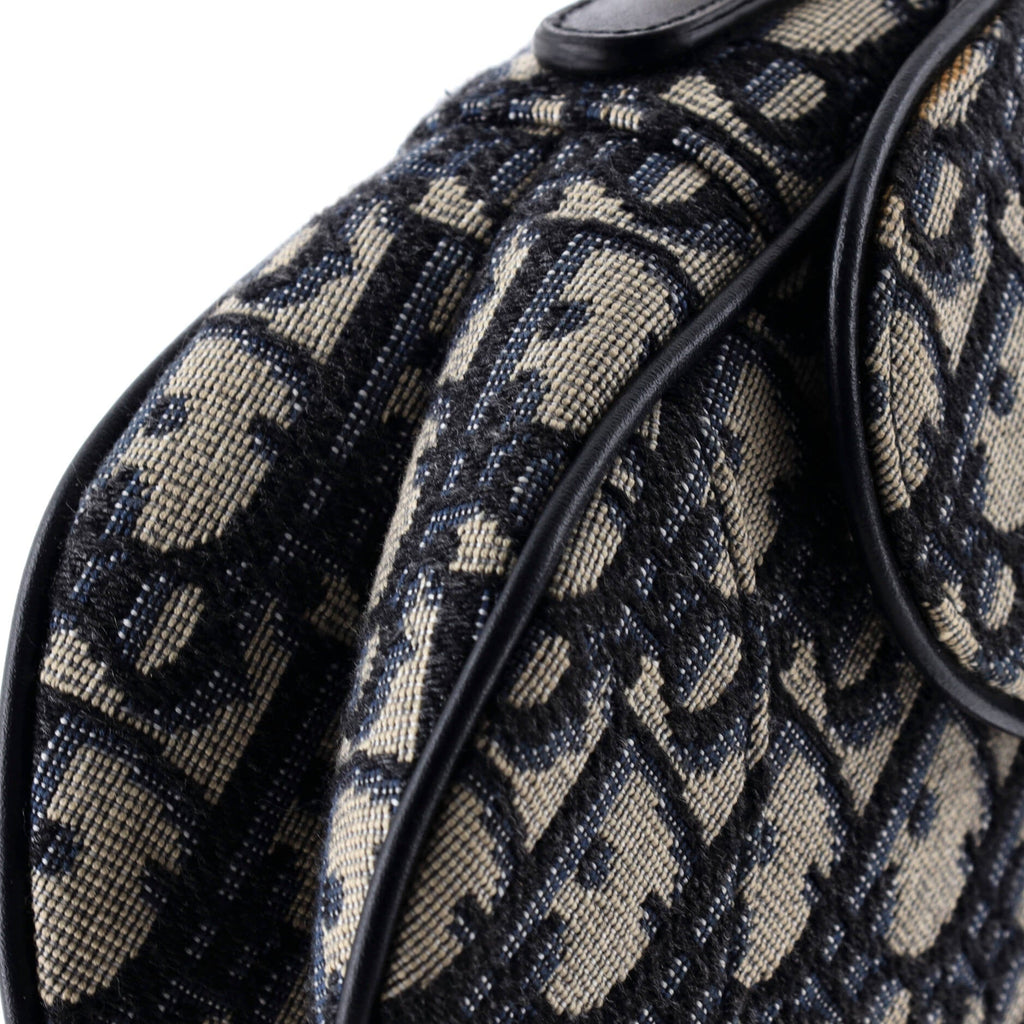 Saddle Handbag Oblique Canvas Mini