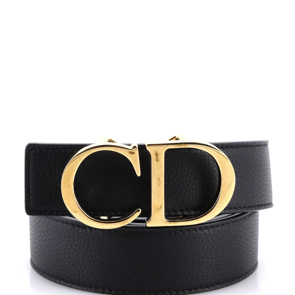 CD Buckle Belt Leather Wide 75
