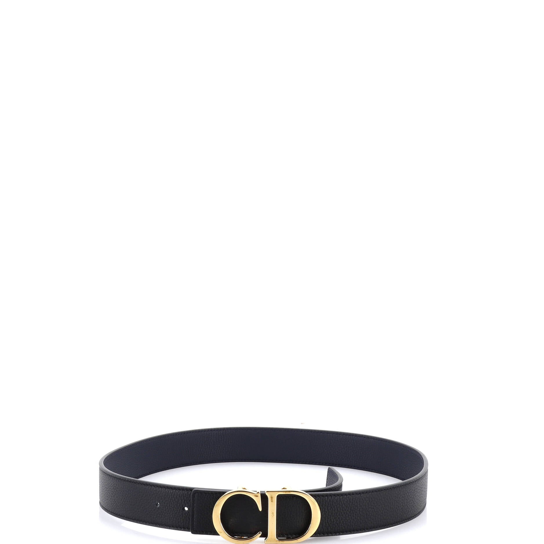 CD Buckle Belt Leather Wide 75