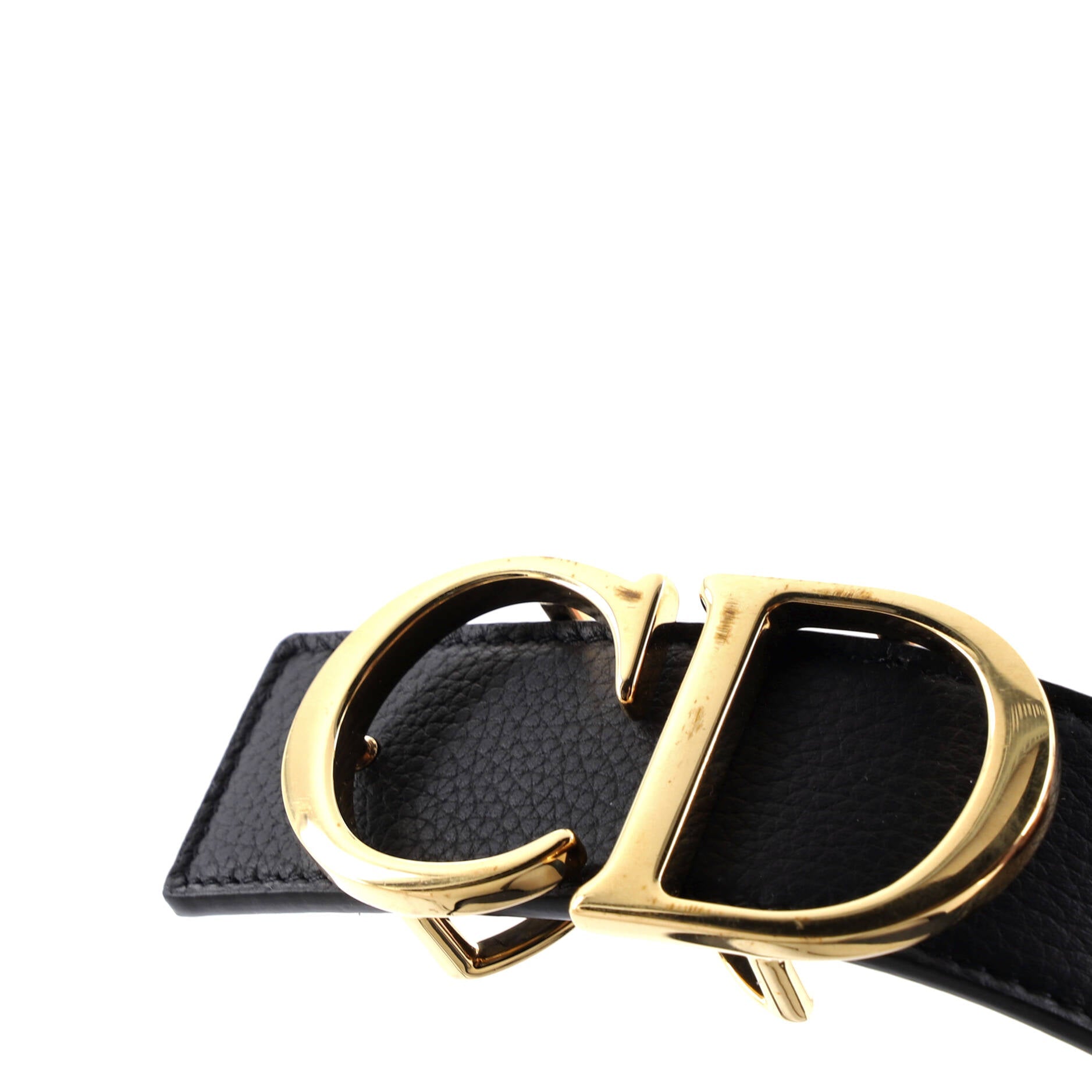 CD Buckle Belt Leather Wide 75