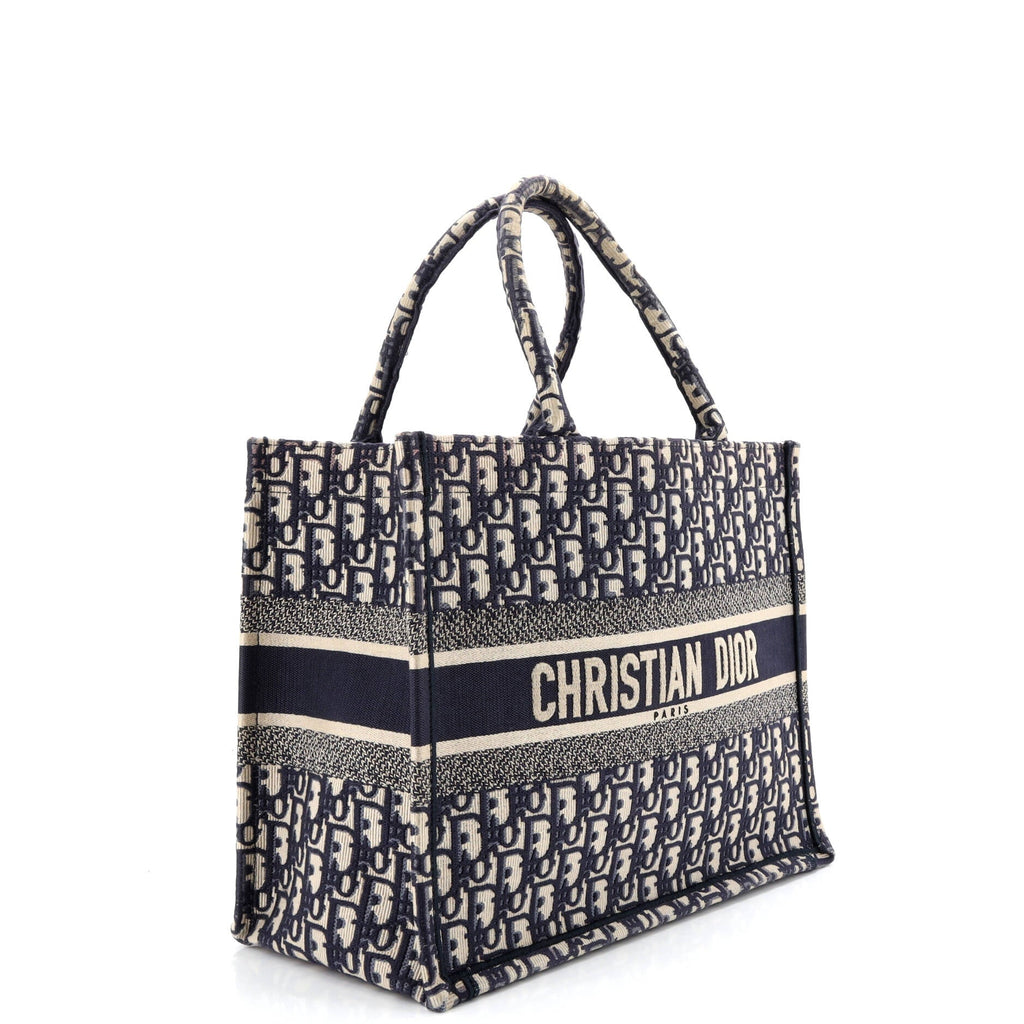 Book Tote Oblique Canvas Medium