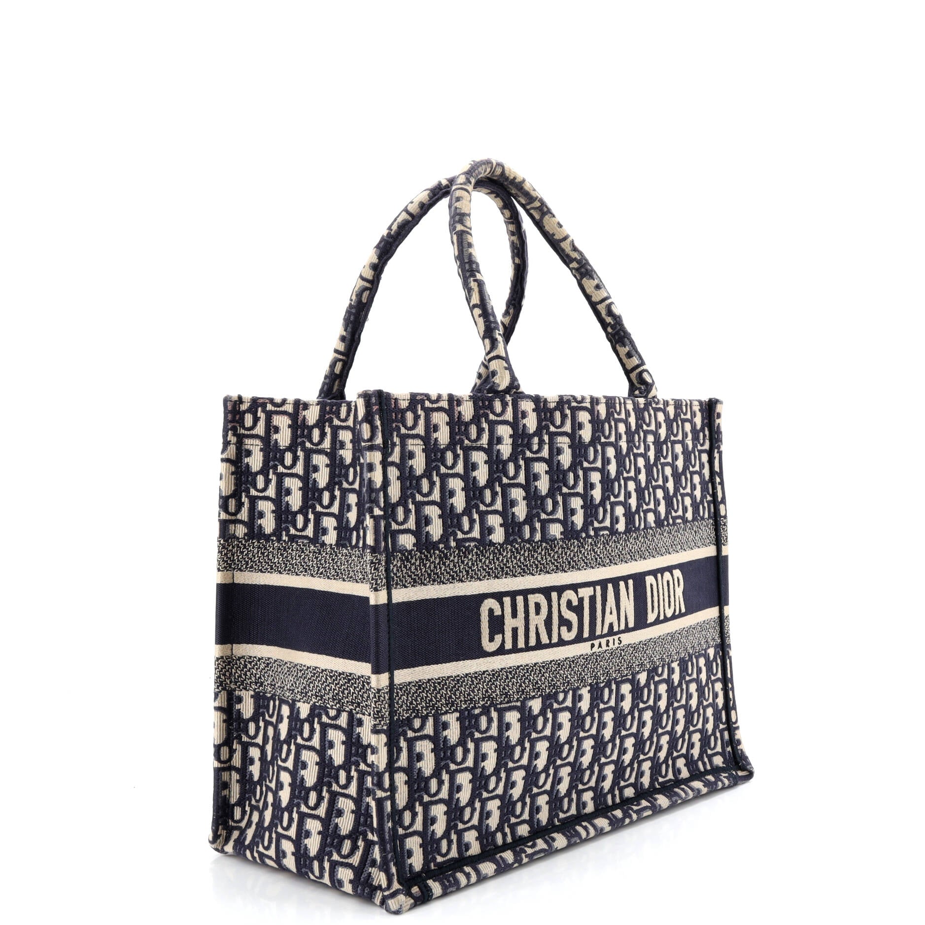 Book Tote Oblique Canvas Medium