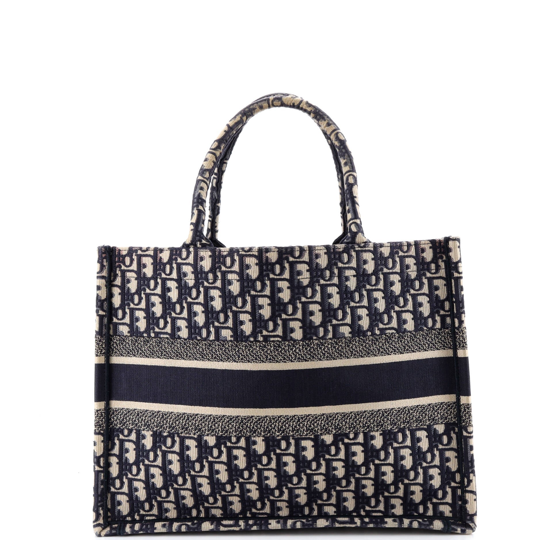 Book Tote Oblique Canvas Medium