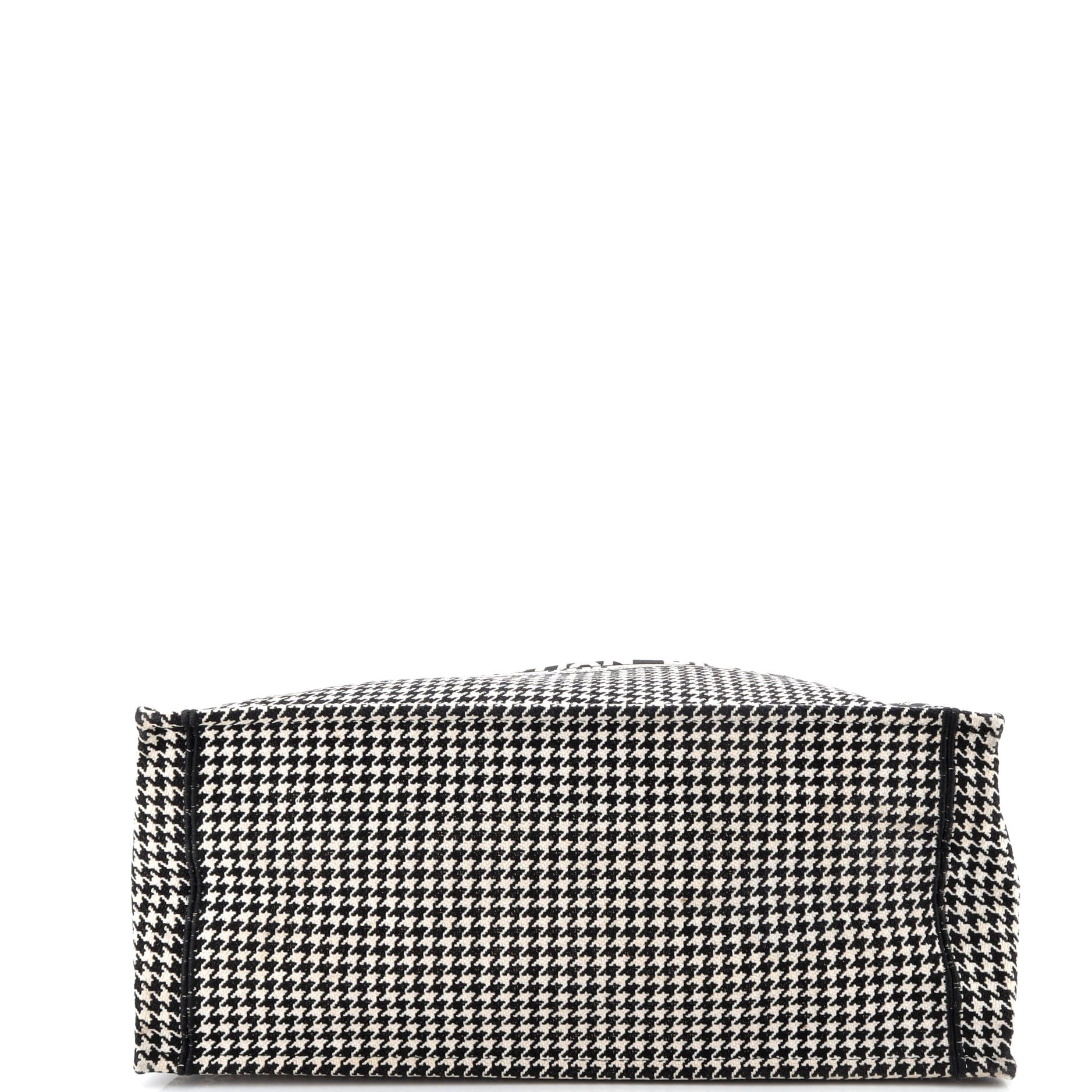 Book Tote Houndstooth Canvas Large
