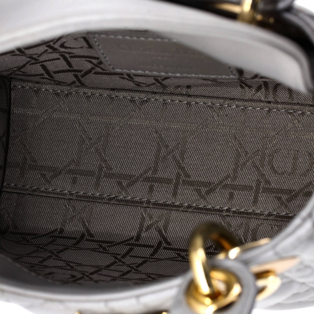 Lady Dior Chain Bag Cannage Quilt Lambskin Mini