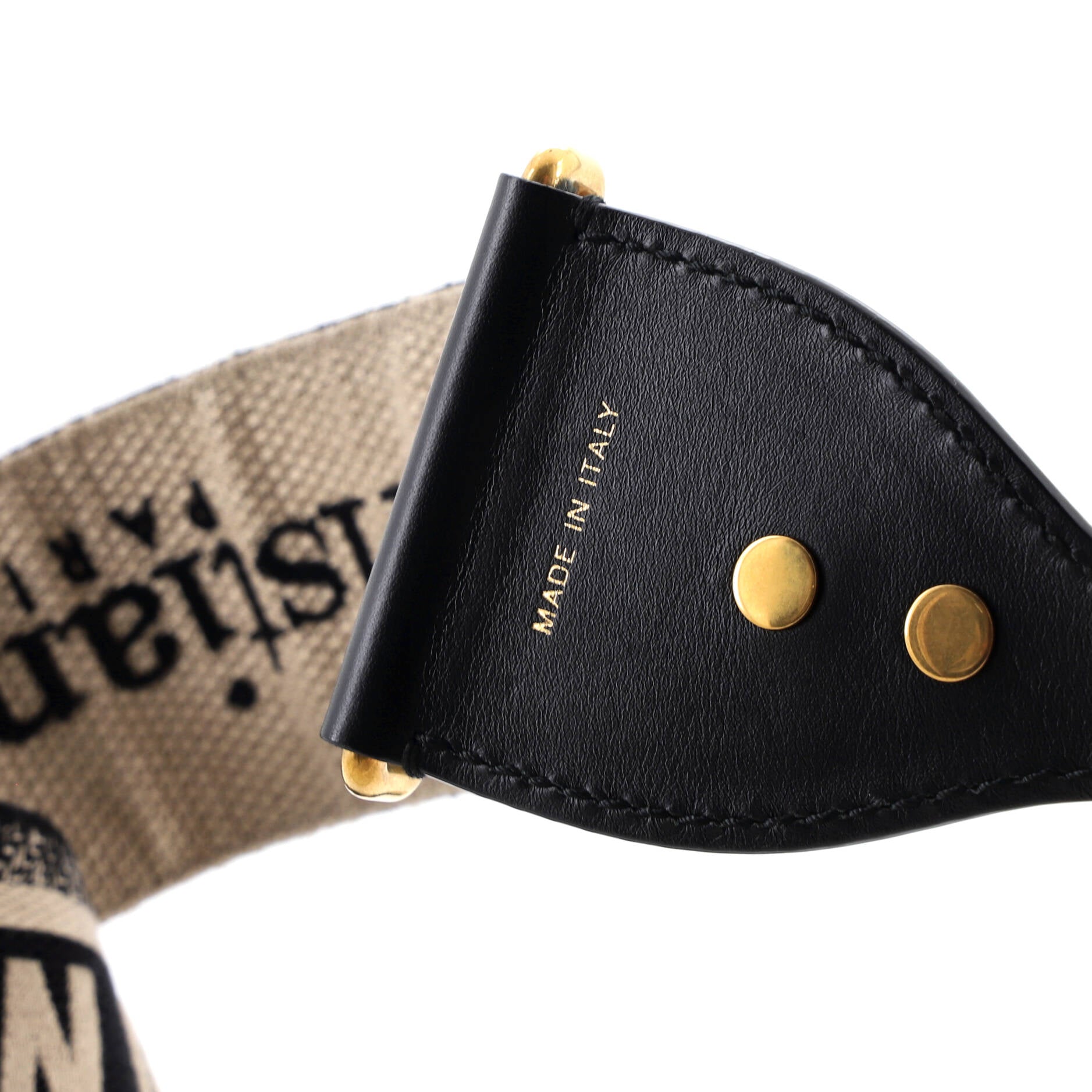 Logo Shoulder Strap Embroidered Canvas