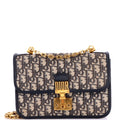 Dioraddict Flap Bag Oblique Canvas Medium