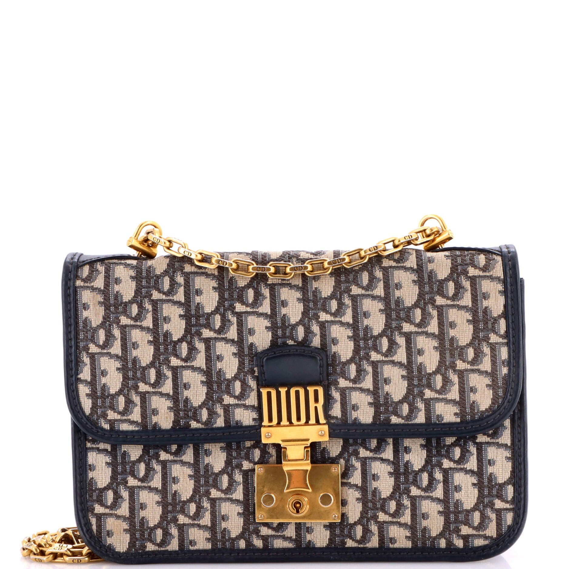 Dioraddict Flap Bag Oblique Canvas Medium